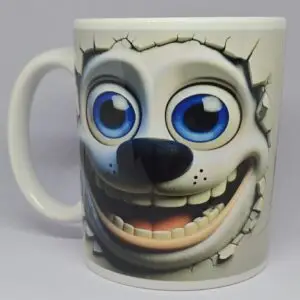 Crazy Dog Mug: Hilarious Gift for Pet Lovers